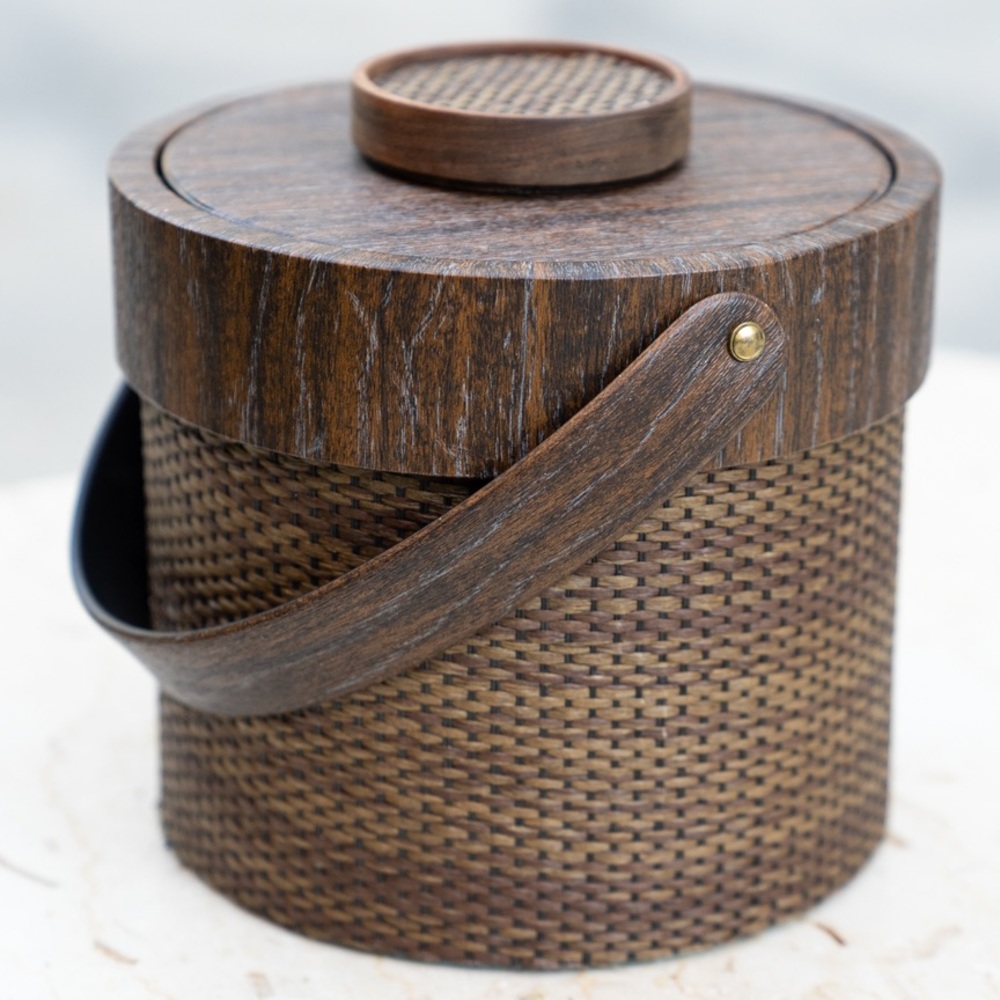 Mcm Elmar MFG Ice Bucket - Basket Weave.